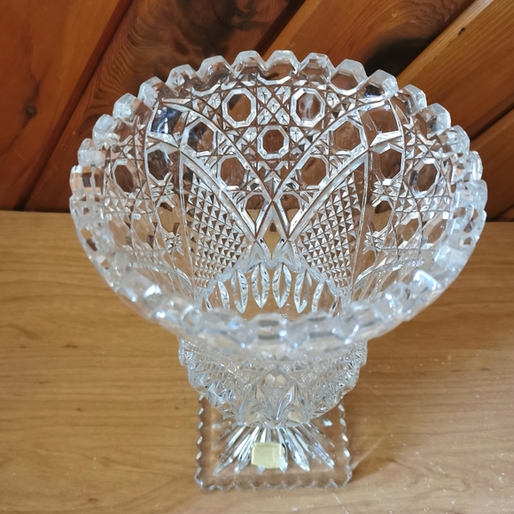 Vintage Crystal Vase - Picture 2 of 9